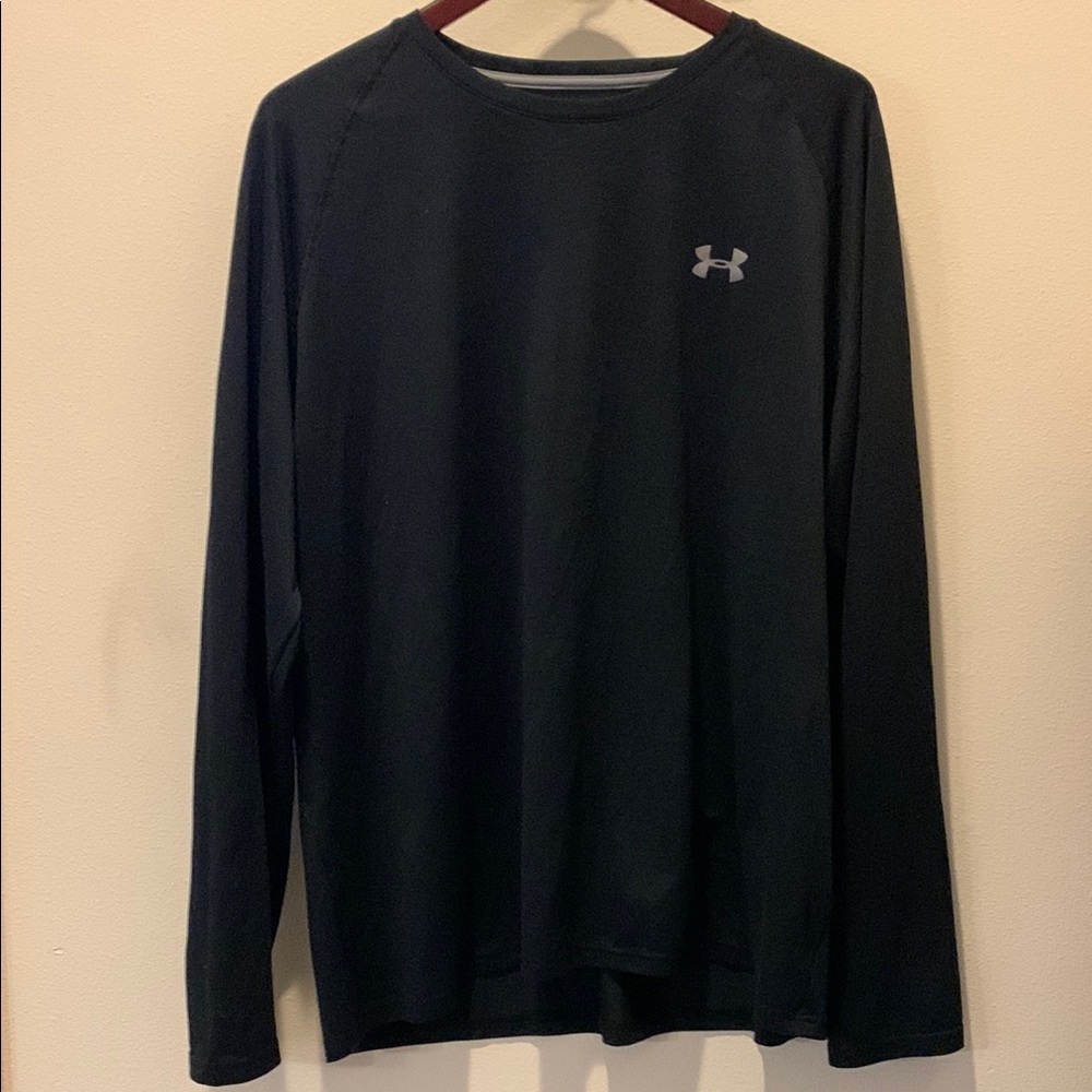 Under Armour Black Long Sleeve Performance Tee